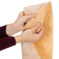 Filzband zweifarbiges Topfband aus Wollfilz Orange/Mehrfarbig 15cmx5m | Floristik24.de