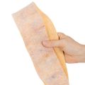 Filzband als zweifarbiges Topfband aus reiner Wolle Orange/Mehrfarbig 7,5cm 5m | Floristik24.de