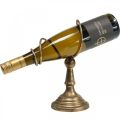 Weinflaschenhalter, Flaschenständer, Weinständer Design Golden H24cm