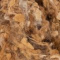 Schafwolle Braun meliert Naturwolle lose für Bastelarbeiten 250g | Floristik24.de