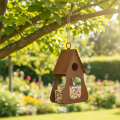 Deko Vogelhäuschen zum Hängen, Vogelhaus Rost Deko 17,5cm | Floristik24.de