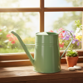 Zimmergießkanne Vintage Metall Mintgrün 1,7L Deko-Vase Retro Design H23cm | Floristik24.de