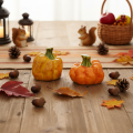 Kürbis Figur für herbstliche Tischdekoration Herbstdeko 10cm 2St | Floristik24.de