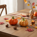 Deko Kürbis für herbstliche Tischdekoration 6cm 2St | Floristik24.de