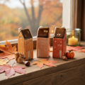Deko Haus Keramik Miniaturhaus für Fensterbank 10cm 3St | Floristik24.de