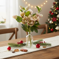 Christrose Künstliche Blumen Dekoration 30cm Bund mit 4St | Floristik24.de
