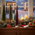 Deko Tannenbaum schlank Baumfigur auf Holzsockel 60cm | Floristik24.de