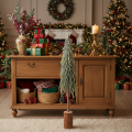 Künstlicher Tannenbaum mit Sockel Gefrostet als winterliche Dekoration 90cm | Floristik24.de