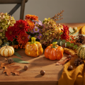 Deko Kürbis für herbstliche Tischdekoration 6cm 2St | Floristik24.de