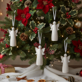 Engel Anhänger Dekofigur zum Aufhängen für Weihnachtsbaum 8cm 4St | Floristik24.de