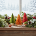 Miniaturbaum künstlicher Tannenbaum für Tischdeko 12cm 6St | Floristik24.de