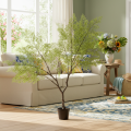 Künstlicher Baum mit filigranen Blättern 120 cm | Floristik24.de