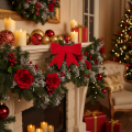 Dekoschleife Rot mit Clip Vielseitige Weihnachtsdeko 11cm 4St | Floristik24.de
