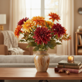 Kunstblume Dahlie mit langem Stiel 68cm | Floristik24.de