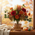 Kunstblume Protea Leucadendron mit langem Stiel 65cm 3St | Floristik24.de