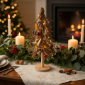 Tannenbaum aus Weidenzweigen auf Holzsockel 48cm | Floristik24.de