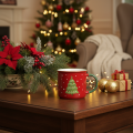 Weihnachtstasse mit Tannenbaum Motiv 9cm | Floristik24.de