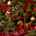 Deko Hund Dackel Anhänger für Weihnachtsbaum 16cm 2St | Floristik24.de