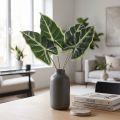 Alocasia Elefantenohr Pfeilblatt Kunstpflanzen Grün 55cm | Floristik24.de