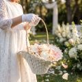 Hochzeit Streukörbchen 24cm x 17cm | Floristik24.de