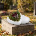 Styroporherz gewölbt mittel 11cm 2St | Floristik24.de