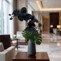Orchidee zum Dekorieren Schwarz 54cm | Floristik24.de