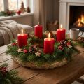 Natur Strohkranz 35cm, Kranzunterlage für Dekokränze, Adventskranz & Jahresdeko, 10er Set | Floristik24.de
