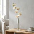 Orchidee Phalaenopsis künstlich 6 Blüten Creme Rosa 70cm | Floristik24.de