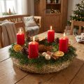 Strohkranz Ø40cm Natur 5St - Adventskranz, Türkranz, Osterkranz Basteln | Floristik24.de