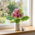 Primeln Künstliche Blumen Schlüsselblumen Rosa H25cm | Floristik24.de