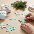 Deko Sterne zum Basteln Mint Selbstklebend Moosgummi 4cm 36St | Floristik24.de