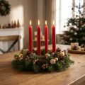 Stabkerzen Rote Kerzen Kerzendeko Weihnachten Ø21/170mm 6 St | Floristik24.de