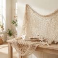 Makramee Netz Fischernetz Deko Sommer Maritim 85–90x100cm | Floristik24.de