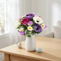 Kunstblumenstrauß Anemone Frühlingsdeko vielseitig im modernen Design 26cm | Floristik24.de