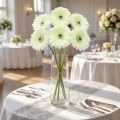 Gerbera künstlich Weiß 62cm 6 St | Floristik24.de