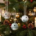 Metallglocken Weihnachtsglocken Mint Beige Ø3cm 16St | Floristik24.de