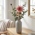 Kunstblume Dahlie Pink Blüte mit Knospe H57cm | Floristik24.de