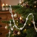 Perlenkette Perlenband Perlengirlande irisierend 270cm × 2St | Floristik24.de