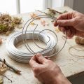 Aluminiumdraht Dekodraht Basteldraht Silber Ø3mm 1kg | Floristik24.de