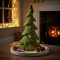Künstlicher Weihnachtsbaum Tannenbaum Tanne Grün beflockt 45cm | Floristik24.de