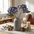 Künstliche Hortensien Deko Kunstblume Blau Lila 34cm 2St | Floristik24.de