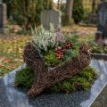Rebenherz zum Bepflanzen Natur 30cm x 25cm | Floristik24.de