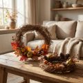 Rebenkranz Natur Ø15cm 10er Set - Ideal für Herbst-, Weihnachts-, Oster- und Trauerdekoration | Floristik24.de
