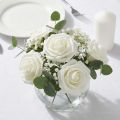 Foam-Rose Ø6cm Weiß 27 St | Floristik24.de