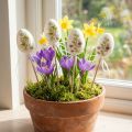 Ostereier Plastik Osterdeko Pflanzenstecker H6cm 12St | Floristik24.de