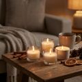 Duftkerzen Vanille Caramel Teelichter Duft Ø3,5cm H1,5cm 18 St | Floristik24.de