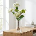 Kunstblume Schneeball Pflanze Virburnum Weiß Ø8cm 64cm | Floristik24.de