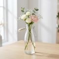 Flaschen Deko Glas mit Verschluss Klar Ø7cm 20,5cm | Floristik24.de