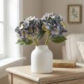 Kunstblumen in Blau Hortensie Groß Ø15cm L58cm 2St | Floristik24.de
