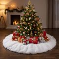 Weihnachtsbaumdecke rund Schnee Unterlage Ø100cm | Floristik24.de